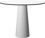 Container-Top-HPL-Round-D90-White-(8718282333748)---Container-Table-Foot-7130,-white-(8718282334783)