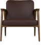 Zio-Lounge-Chair-Spectrum-Brown-Cinnamon-front-view